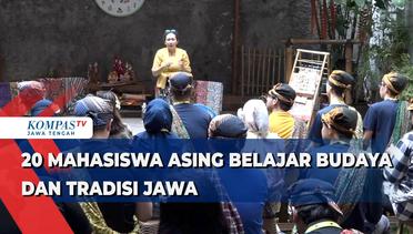 Sebanyak 20 Mahasiswa Asing Belajar Budaya dan Tradisi Jawa di Unissula Semarang