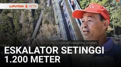 Naik ke Puncak Gunung Naik Eskalator, Emang Bisa? | Liputan 6