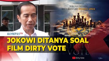 Respons Presiden Jokowi Ditanya Soal Film Dirty Vote