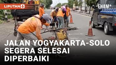 Jelang Mudik Lebaran, Perbaikan Jalan Nasional Yogyakarta-Solo Telah Rampung 90 Persen