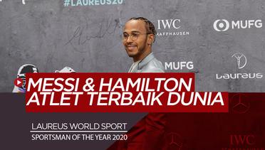 Lionel Messi dan Lewis Hamilton Menangi Laureus World Sports Awards 2020