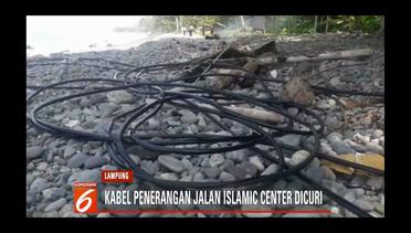 Ratusan Meter Kulit Kabel Ditemukan di Pantai Terbaya Lampung - Liputan 6 Terkini 
