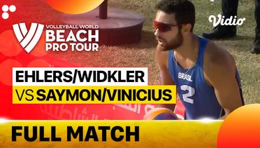 Full Match | Ehlers/Widkler (GER) vs Saymon/Vinicius (BRA) | Beach Pro Tour Elite 16 Doha, Qatar 2023