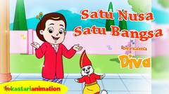 Satu Nusa Satu Bangsa | Lagu Anak Indonesia bersama Diva | Kastari Animation