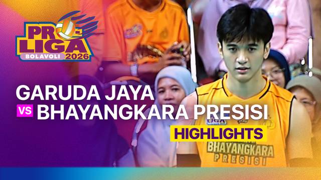 Putra: Jakarta Garuda Jaya vs Jakarta Bhayangkara Presisi - Highlight | Proliga 2026