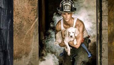 Seksinya Petugas Kebakaran Ini Menyelamatkan Para Hewan