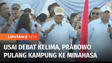 Prabowo Pulang Kampung ke Tanah Minahasa, Gibran Temui SBY dan AHY | Liputan 6