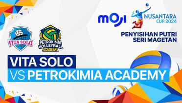 Putri: Vita Solo vs Petrokimia Academy Volleyball - Full Match | Nusantara Cup 2024
