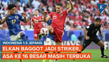 Hasil Timnas Indonesia Vs Jepang 1-3: Baggott Jadi Striker, Harapan ke 16 Besar Masih Ada