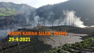 Erupsi Kawah Sileri Dieng Banjarnegara, 4 April 2021