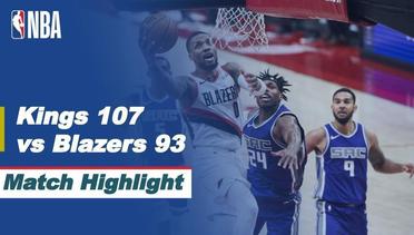 Match Highlight  | Sacramento Kings 107 vs 93 Portland Trail Blazers | NBA Pre-Season 2021/2022