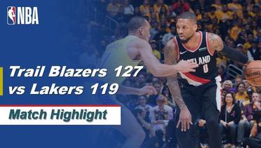 Match Highlight | Portland Trail Blazers 127 vs 119 Los Angeles Lakers | NBA Regular Season 2019/20