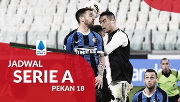 Jadwal Liga Italia Pekan 18, Inter Milan Hadapi Juventus