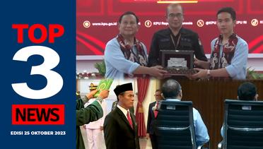 Jokowi Lantik Amran Jadi Mentan, Prabowo-Gibran Daftar ke KPU, Johnny Dituntut 15 Tahun [TOP 3 NEWS]