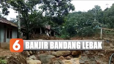 2 RT di Lebak Banten Hilang usai Diterjang Banjir Bandang