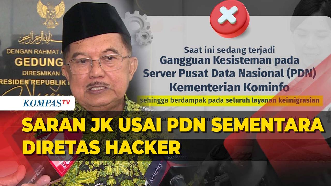 Server PDN Sementara di Surabaya Diretas Hacker, Begini Saran Jusuf ...
