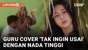 Guru di Cirebon Cover Lagu 'Tak Ingin Usai' dengan Nada Tinggi, Auto Viral