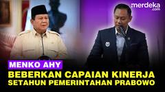 Menko AHY Beberkan Capaian Kinerja Infrastruktur di Setahun Pemerintahan Prabowo-Gibran