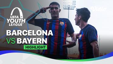 Highlights - Barcelona vs Bayern | UEFA Youth League 2022/23