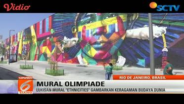 Lukisan Mural Sambut Olimpiade 2016 - Liputan 6  Siang