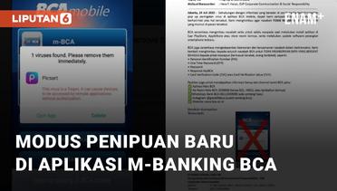 Waspada Modus Penipuan Baru Di Aplikasi M-Banking BCA, Jangan di Klik!