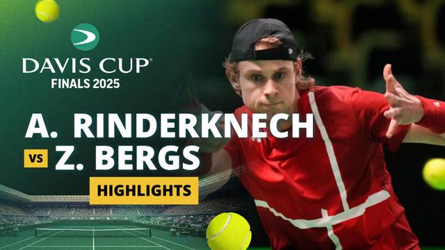 Arthur Rinderknech (FRA) vs Zizou Bergs (BEL) - Highlight | Davis Cup Final 8 2025