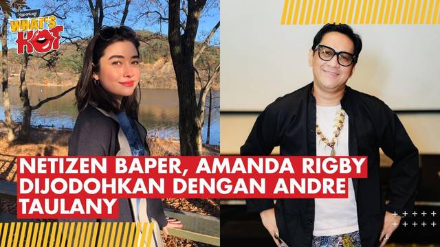 Dijodohkan Netizen, Amanda Rigby & Andre Taulany Beri Respon Santai