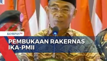 Ketua Umum Partai Hanura Oesman Sapta Odang Hadiri Pembukaan Rakernas IKA-PMII