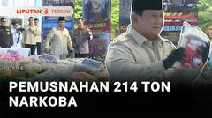 Presiden Prabowo Pimpin Pemusnahan Barang Bukti 214 Ton Narkoba | Liputan 6