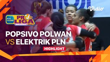 Highlights | Jakarta Popsivo Polwan vs Jakarta Elektrik PLN | PLN Mobile Proliga Putri 2023