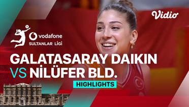Galatasaray Daikin vs Ni̇lufer BLD. - Highlights | Women's Turkish Volleyball League 2023/24
