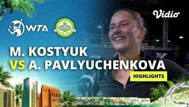Quarterfinal: Marta Kostyuk vs Anastasia Pavlyuchenkova - Highlights | WTA San Diego Open 2024