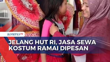 Jelang HUT ke-78 RI, Jasa Penyewaan Kostum di Rembang Ramai Dipesan Warga