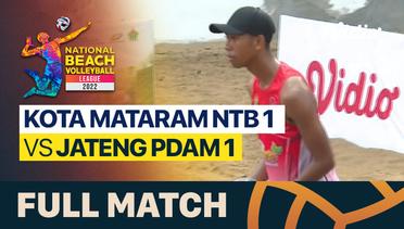 Full Match | Semifinal - Putra (2x2): Kota Mataram NTB 1 vs Jateng PDAM 1 | National Beach Volleyball League 2022-