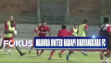 Shopee Liga 1: Duel Seru! Madura United Siap Redam Bhayangkara FC - Fokus