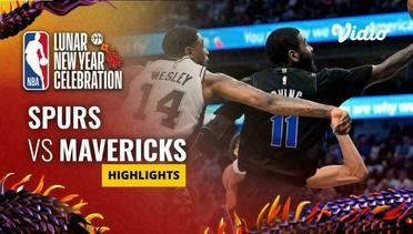 San Antonio Spurs vs Dallas Mavericks - Highlights | NBA Regular Season 2023/24