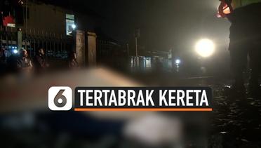 Pakai Headset, Pria Tewas Tertabrak KRL Tangerang