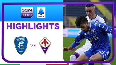 Match Highlights | Empoli 2 vs 1 Fiorentina | Serie A 2021/2022