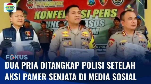 Viral Pamer Senjata Api Tanpa Izin, Dua Pria di Sidoarjo Ditangkap Polisi | Fokus