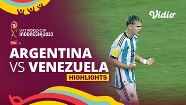 Argentina vs Venezuela - Highlights | FIFA U-17 World Cup Indonesia 2023