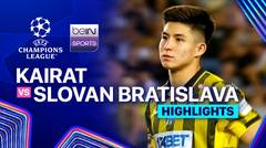 Kairat vs Slovan Bratislava - Highlight | UEFA Champions League 2025/26