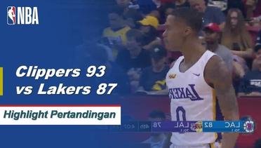 NBA | Cuplikan Pertandingan : Clippers 93 VS Lakers 87 | Summer League 2019