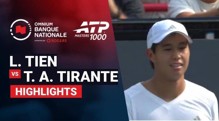 Learner Tien vs Thiago Agustin Tirante - Round 4 | ATP 1000: National Bank Open presented by Rogers 2026