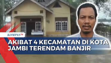 4 Kecamatan di Kota Jambi Terendam Banjir, Puluhan Lokasi TPS Dipindahkan