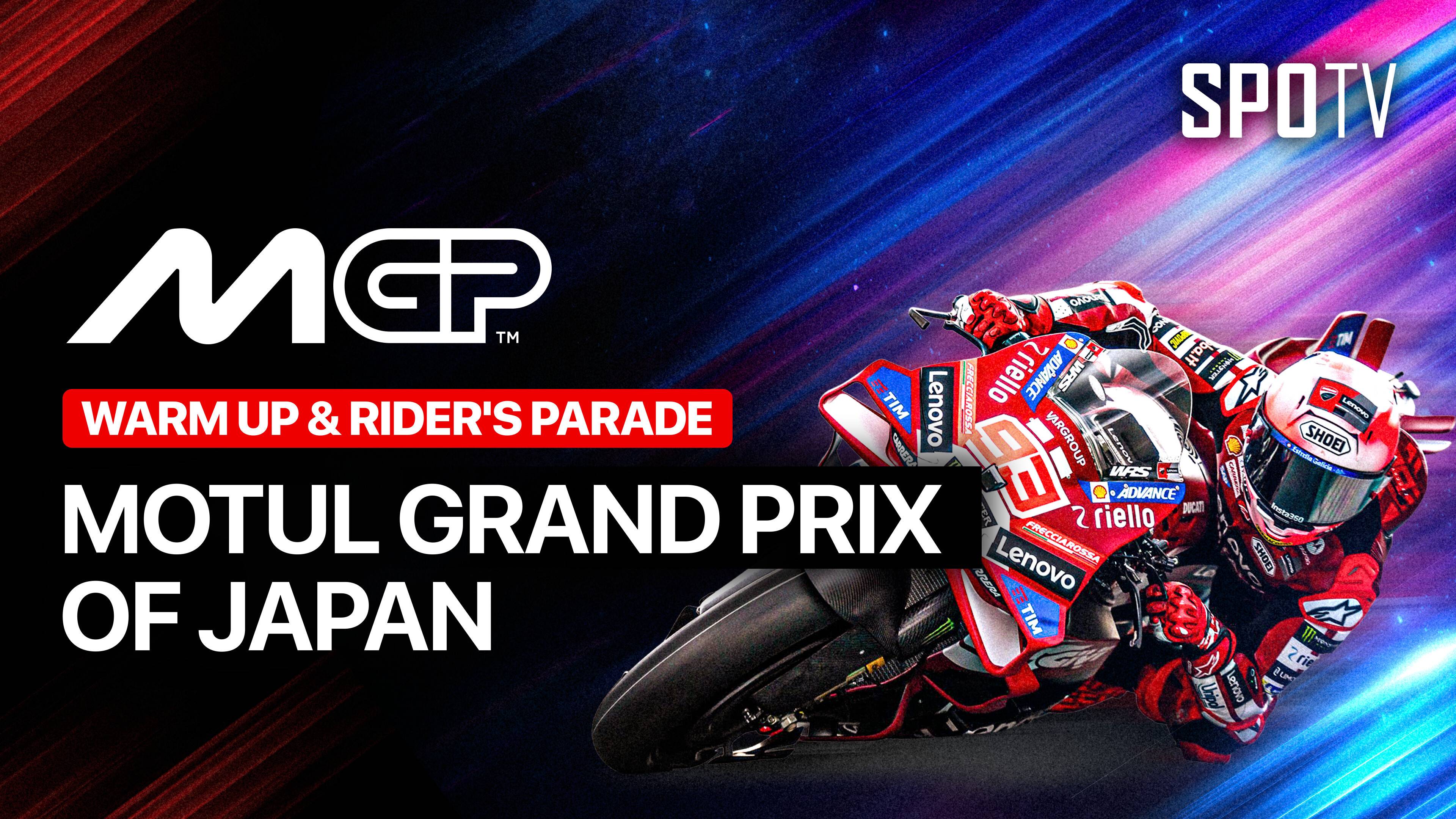 MotoGP Warm Up & Rider's Parade: Motul Grand Prix of Japan - Full
