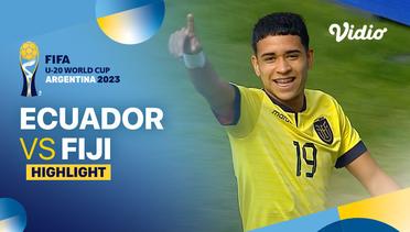 Highlights - Ecuador vs Fiji | FIFA U-20 World Cup Argentina 2023