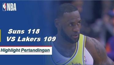 NBA | Cuplikan Hasil Pertandingan : Suns 118 VS Lakers 109