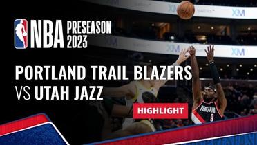 Portland Trail Blazers vs Utah Jazz - Highlights | NBA Preseason 2023