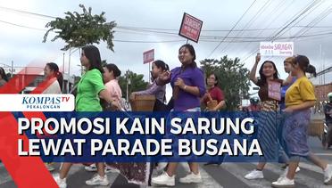 Parade Fashion Show on The Street di Semarang, Kenakan Sarung Kampanyekan Budaya Indonesia