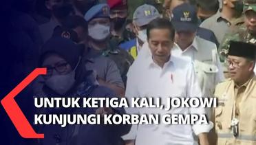 Jokowi Kembali ke Wilayah Terdampak Gempa Cianjur, Bertemu Santri Hingga Tinjau Pembangunan Rumah